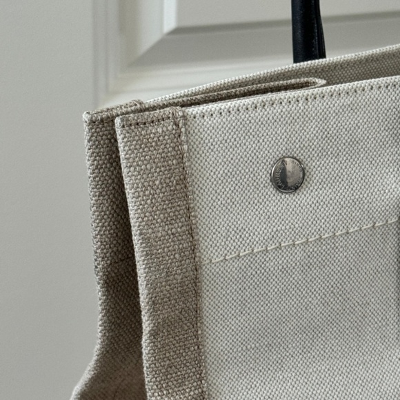 SAINT LAURENT LINEN TOTE - Picture 10 of 13